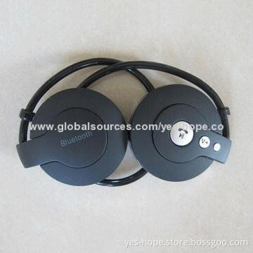 Ear-hook Bluetooth Stereo Music Headphones with Chargeable Lithium-ion Polymer Battery